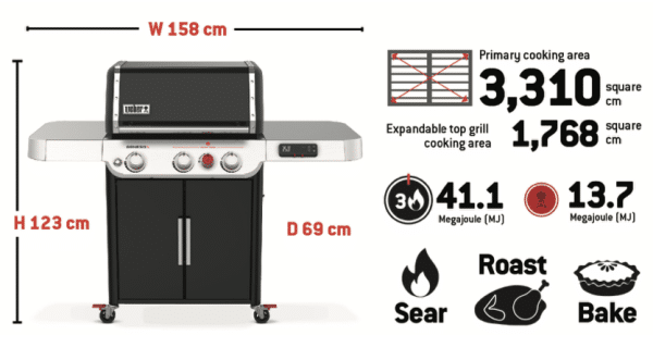 GENESIS EX-325S SMART GAS BARBECUE (LPG) - Image 4